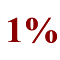 1%