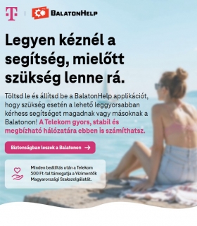 Telekom és a Vízimentők összefognak a biztonságos balatoni nyaralásért